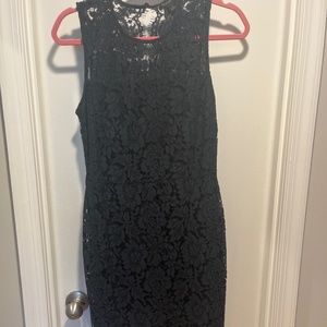 Navy lace Banana Republic dress